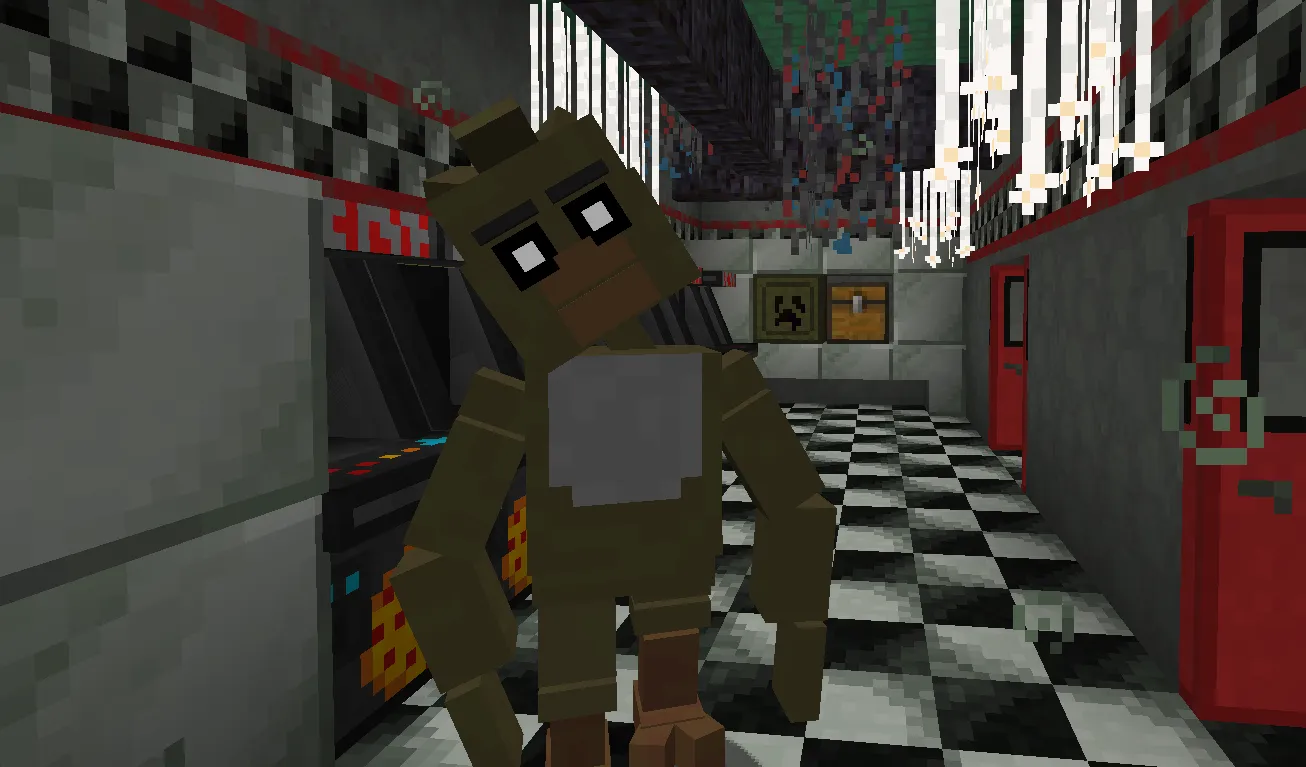 Five Night´s at Blocks, Моды, Minecraft