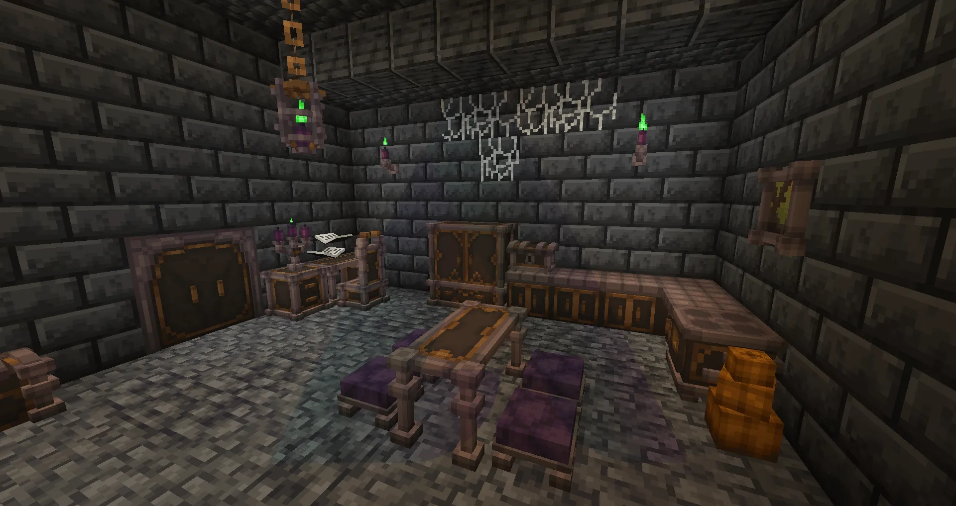 Fantasy's Furniture - Necrolord — скриншот 1 (Моды, Minecraft)