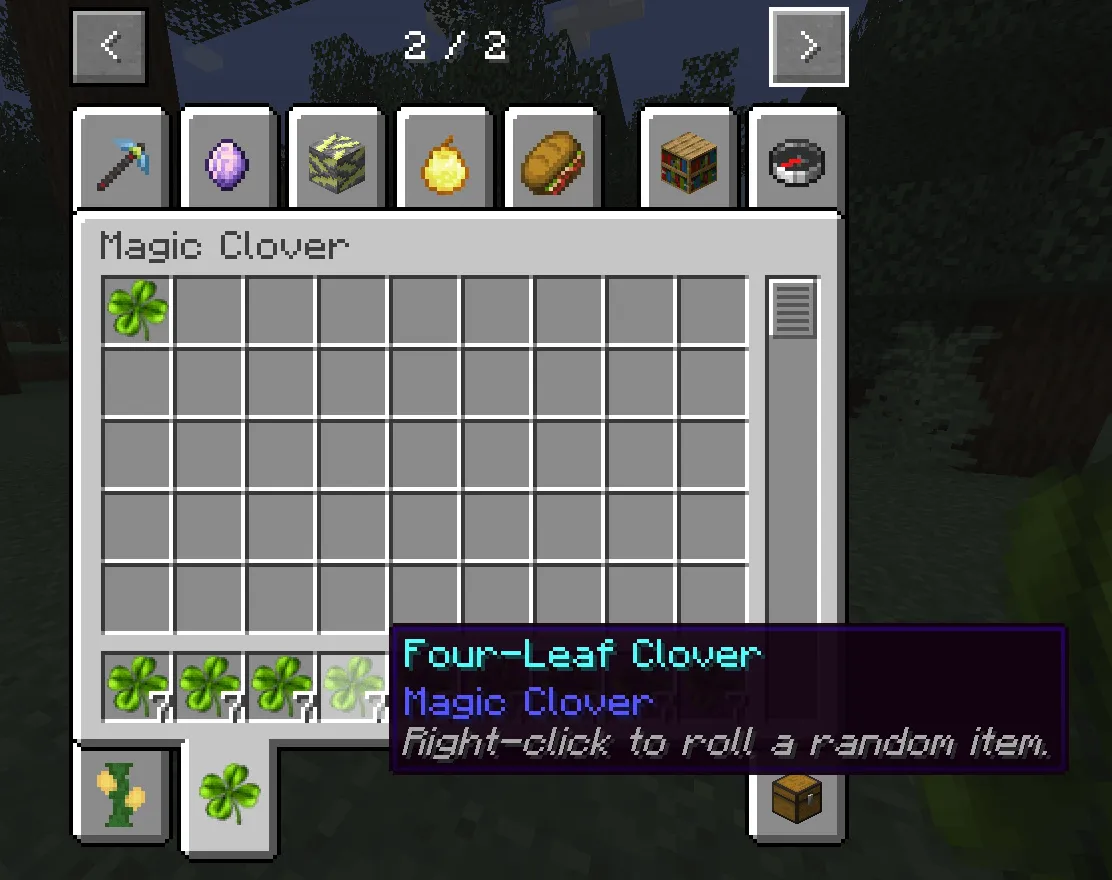 Magic Clover Rework, Моды, Minecraft