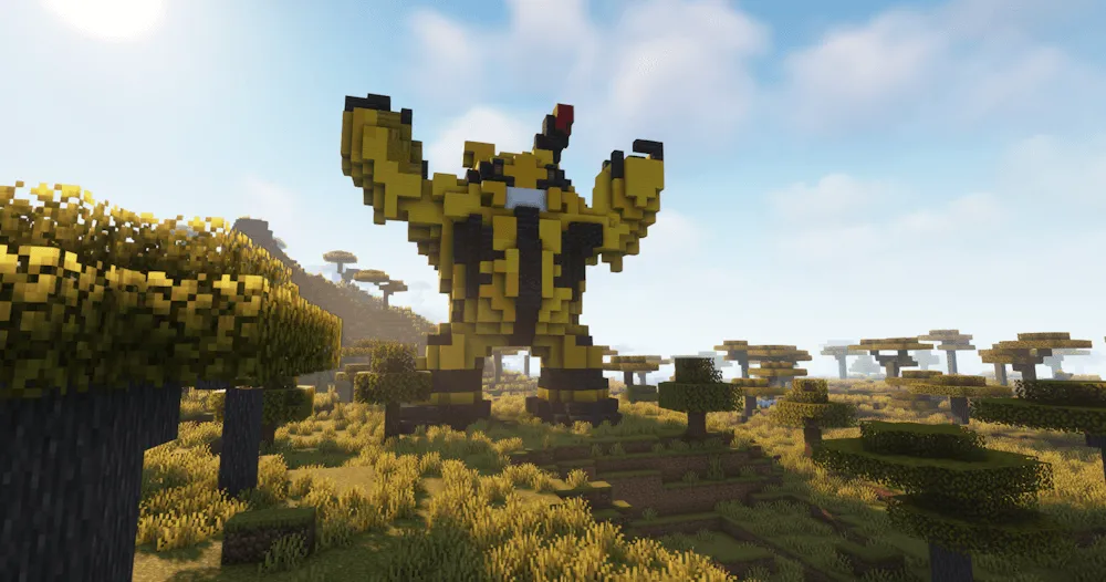 Alpha Pokemon Statue - 4G pack, Дата-паки, Minecraft