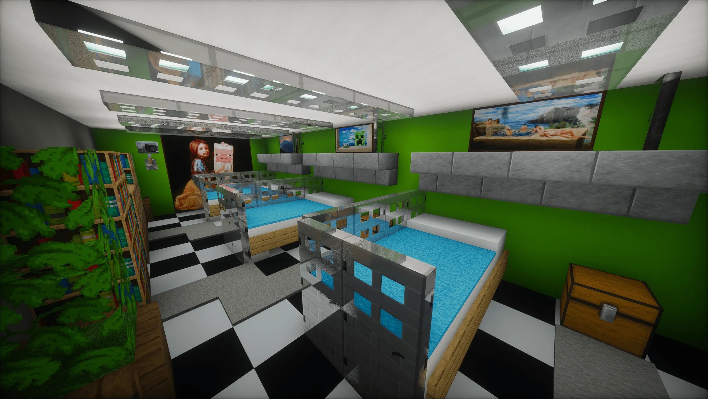 The Underground Bunker — скриншот 7 (Карты, Minecraft)