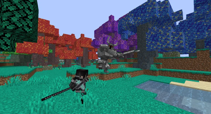 Sword Art Online Age Of Dungeons — скриншот 4 (Модпаки, Minecraft)