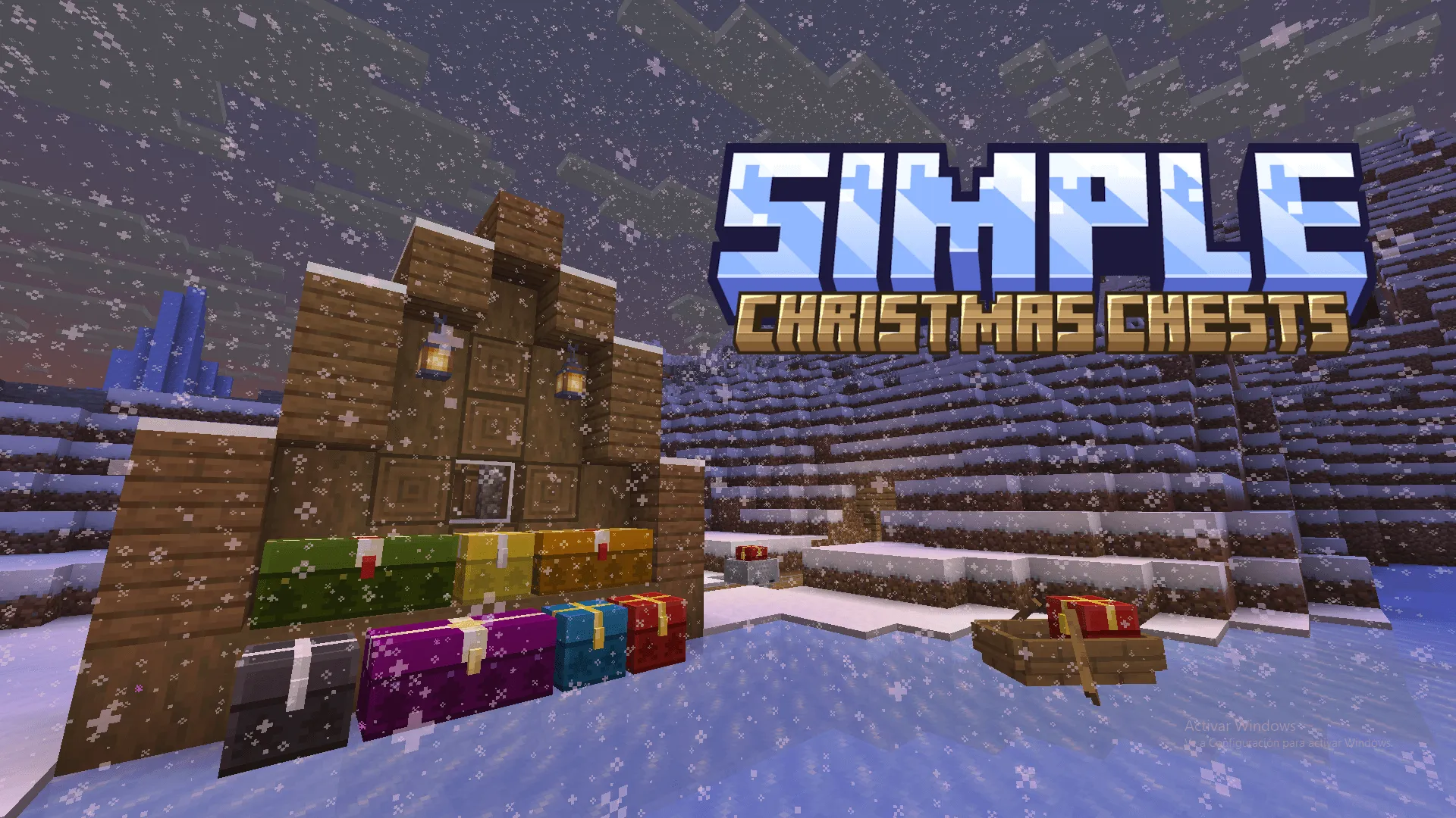 Simple Christmas Chests — скриншот 1 (Текстуры, Minecraft)