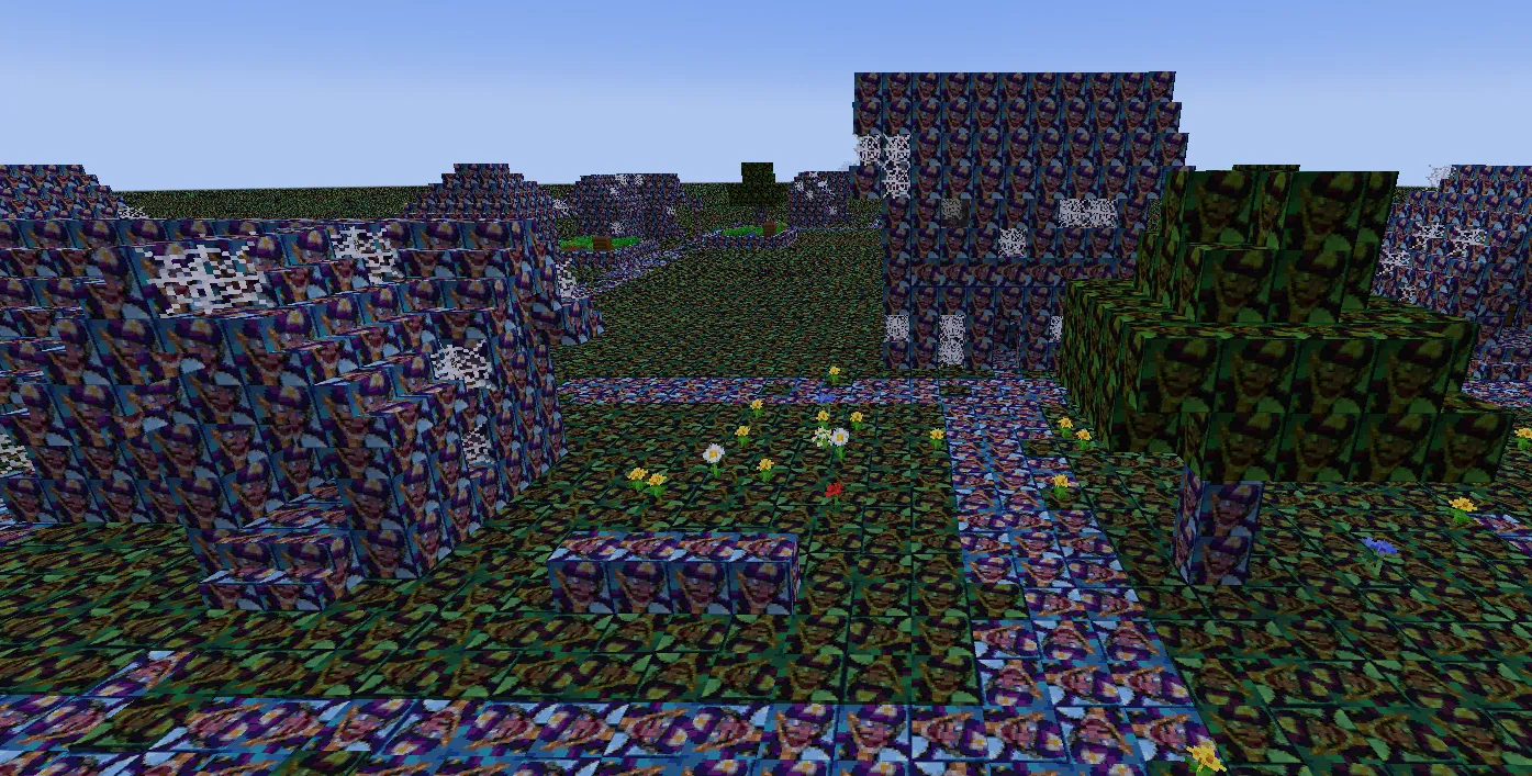 Waluigi Resource pack, Текстуры, Minecraft