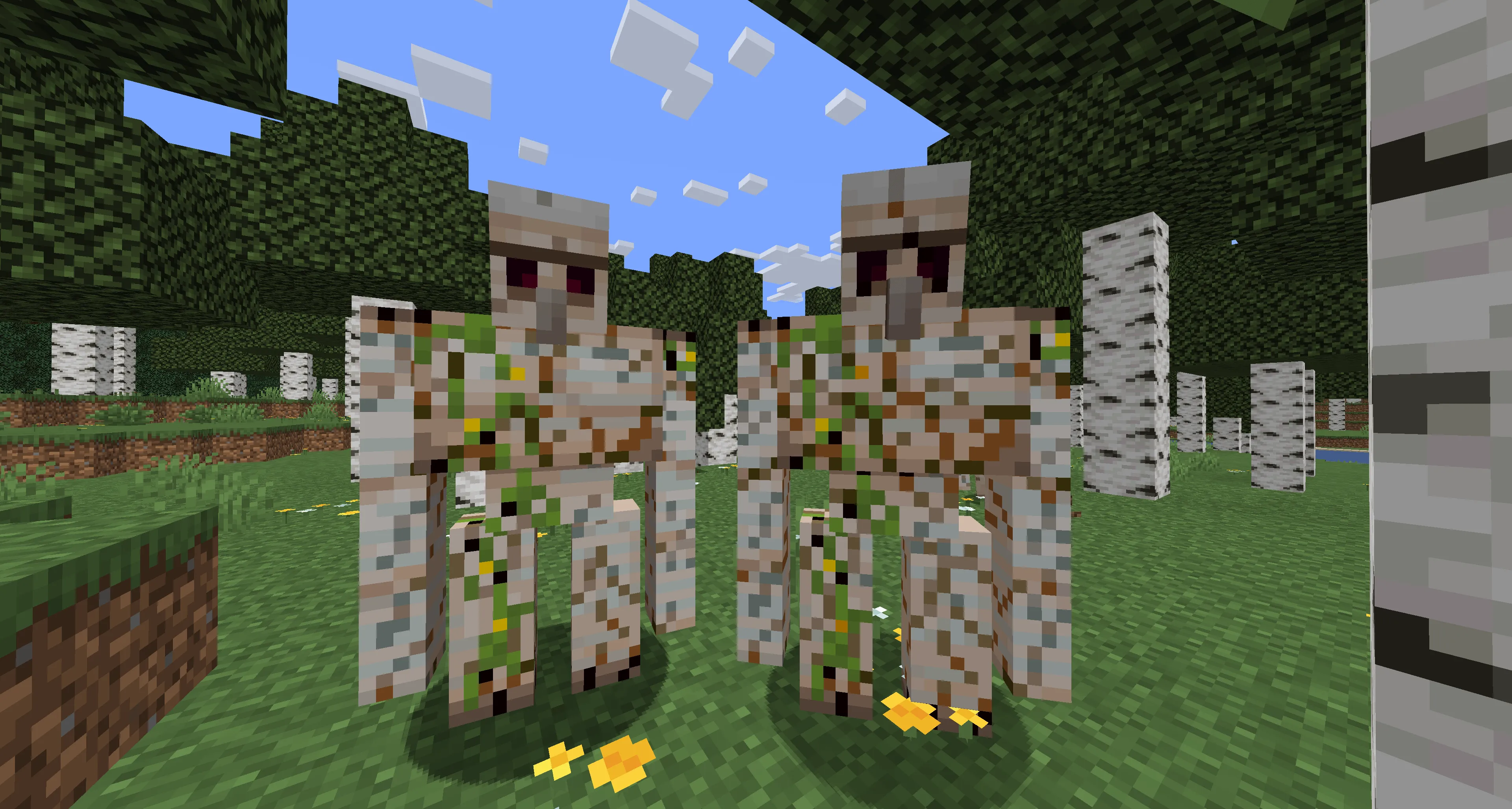 Iron Golem Eye Fix — скриншот 1 (Текстуры, Minecraft)