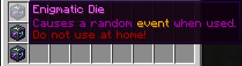 Demi's Enigmatic Dice — скриншот 6 (Моды, Minecraft)