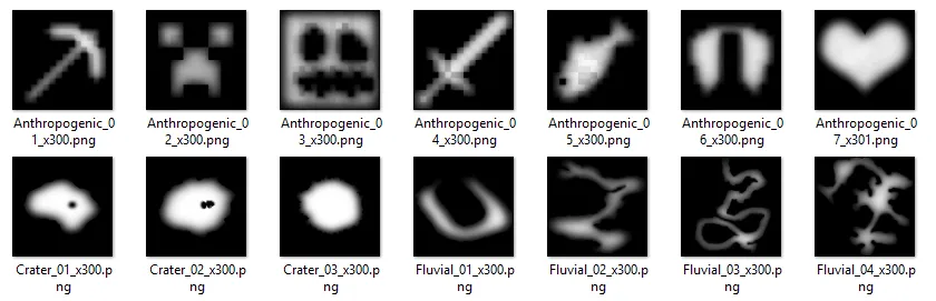 OrdinaryWonders WorldPainter Brush Pack, Кастомизации, Minecraft