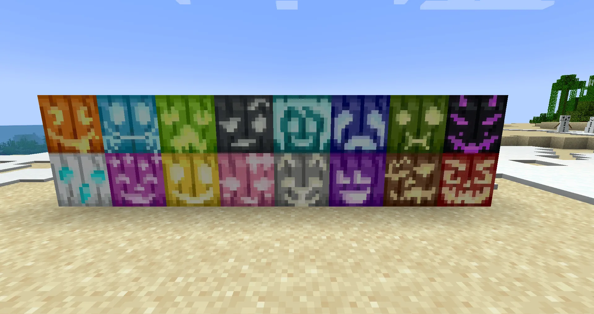 Chroma Carvings — скриншот 1 (Моды, Minecraft)