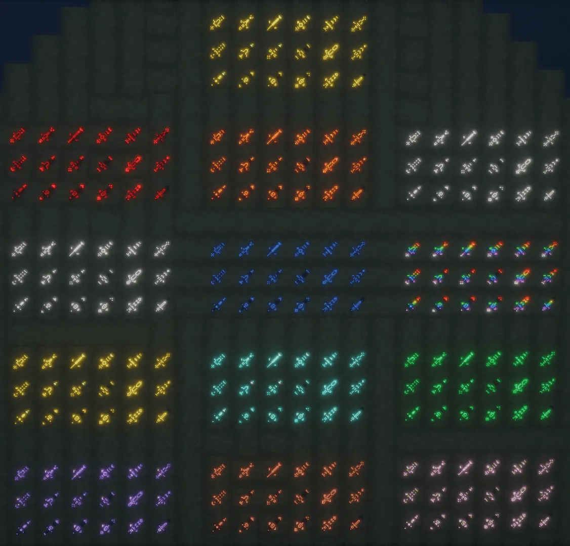 Glowing Trim Ultimate — скриншот 13 (Текстуры, Minecraft)