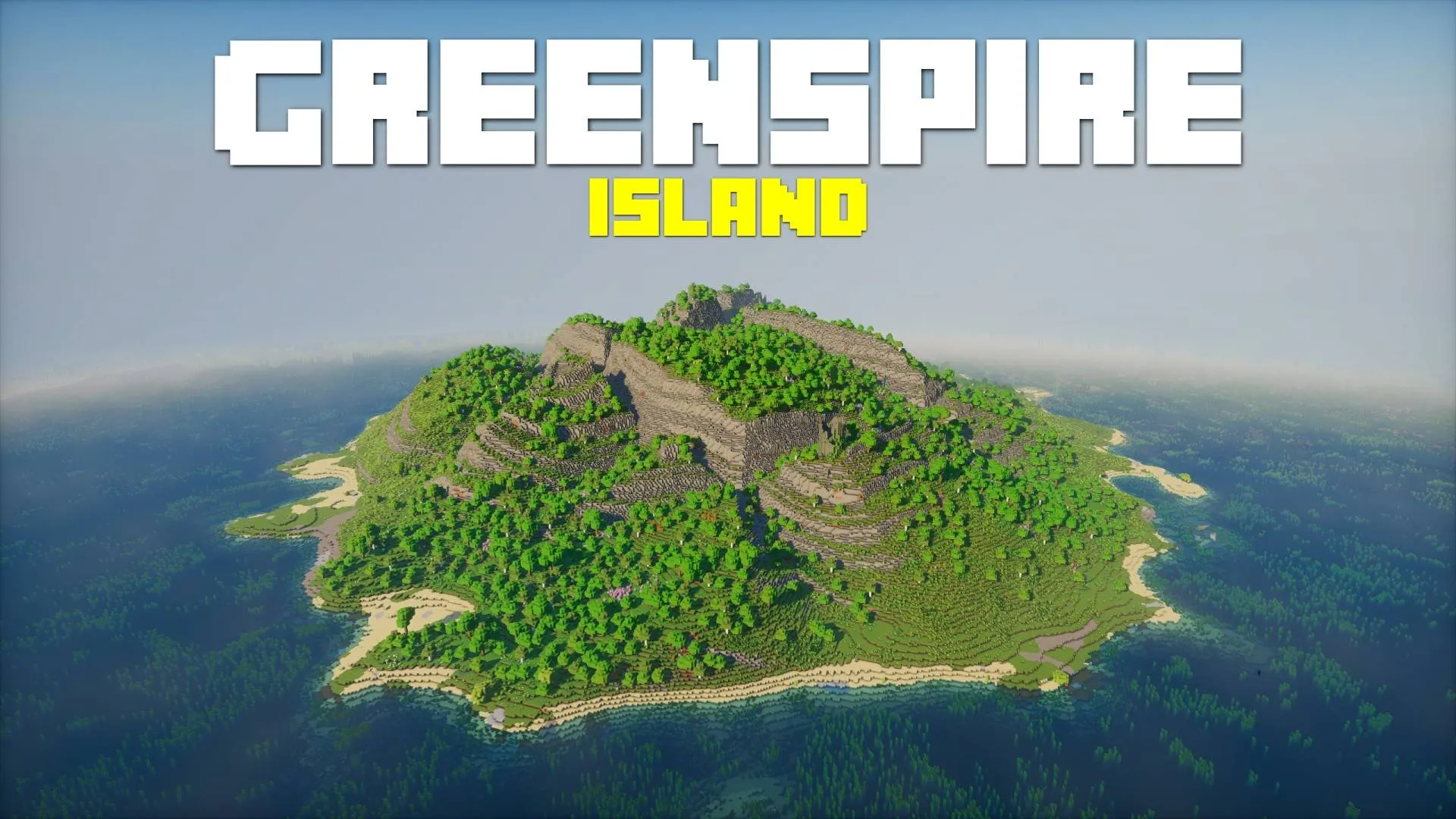 Greenspire - Survival Island — скриншот 1 (Карты, Minecraft)