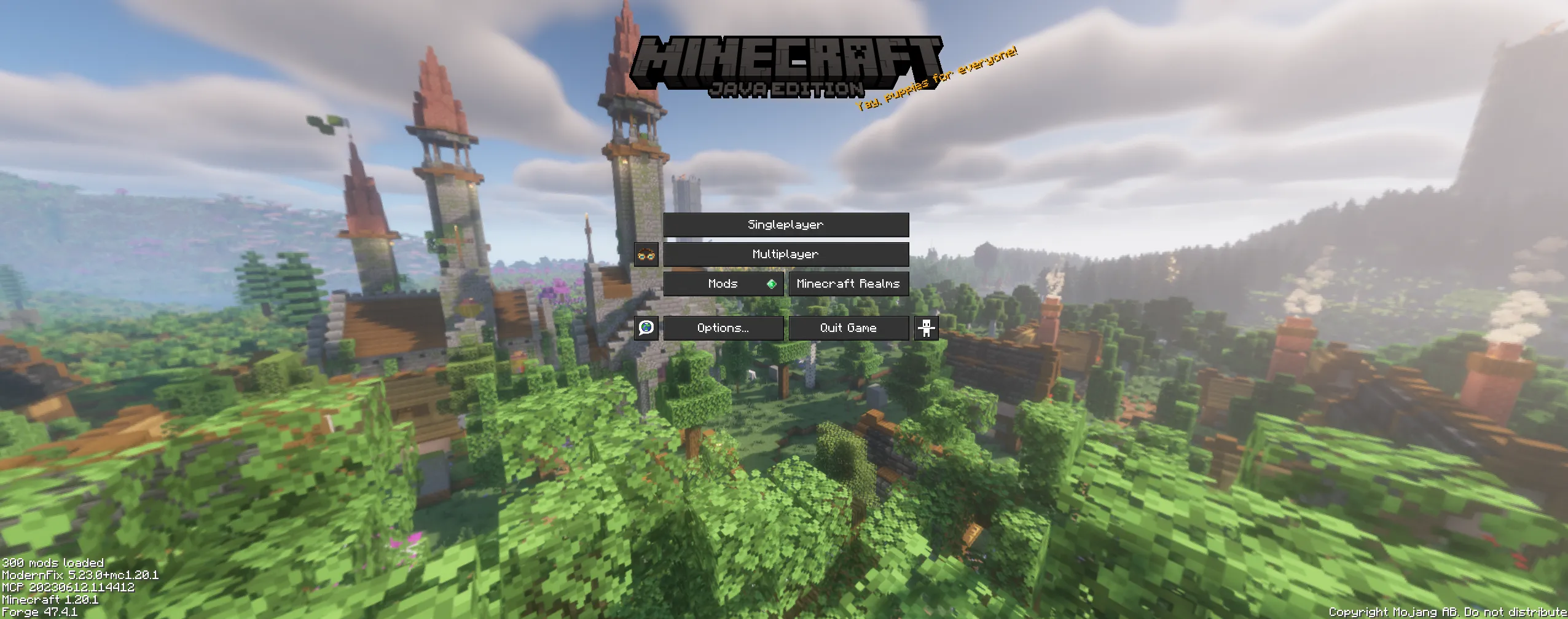 Creative Requiem Panorama — скриншот 1 (Текстуры, Minecraft)