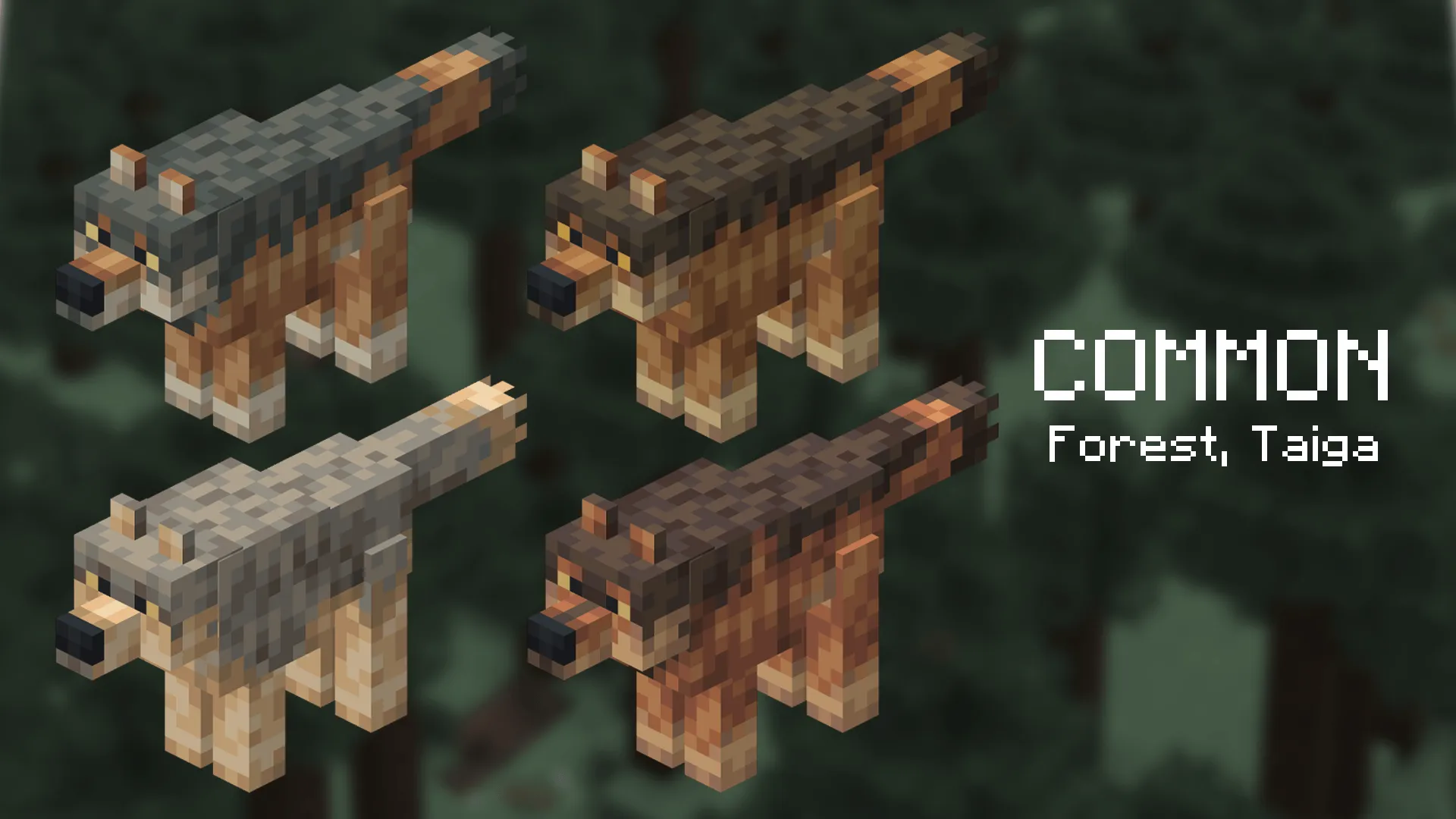 Acidul's Wolves [OPTIFINE/EMF] — скриншот 3 (Текстуры, Minecraft)