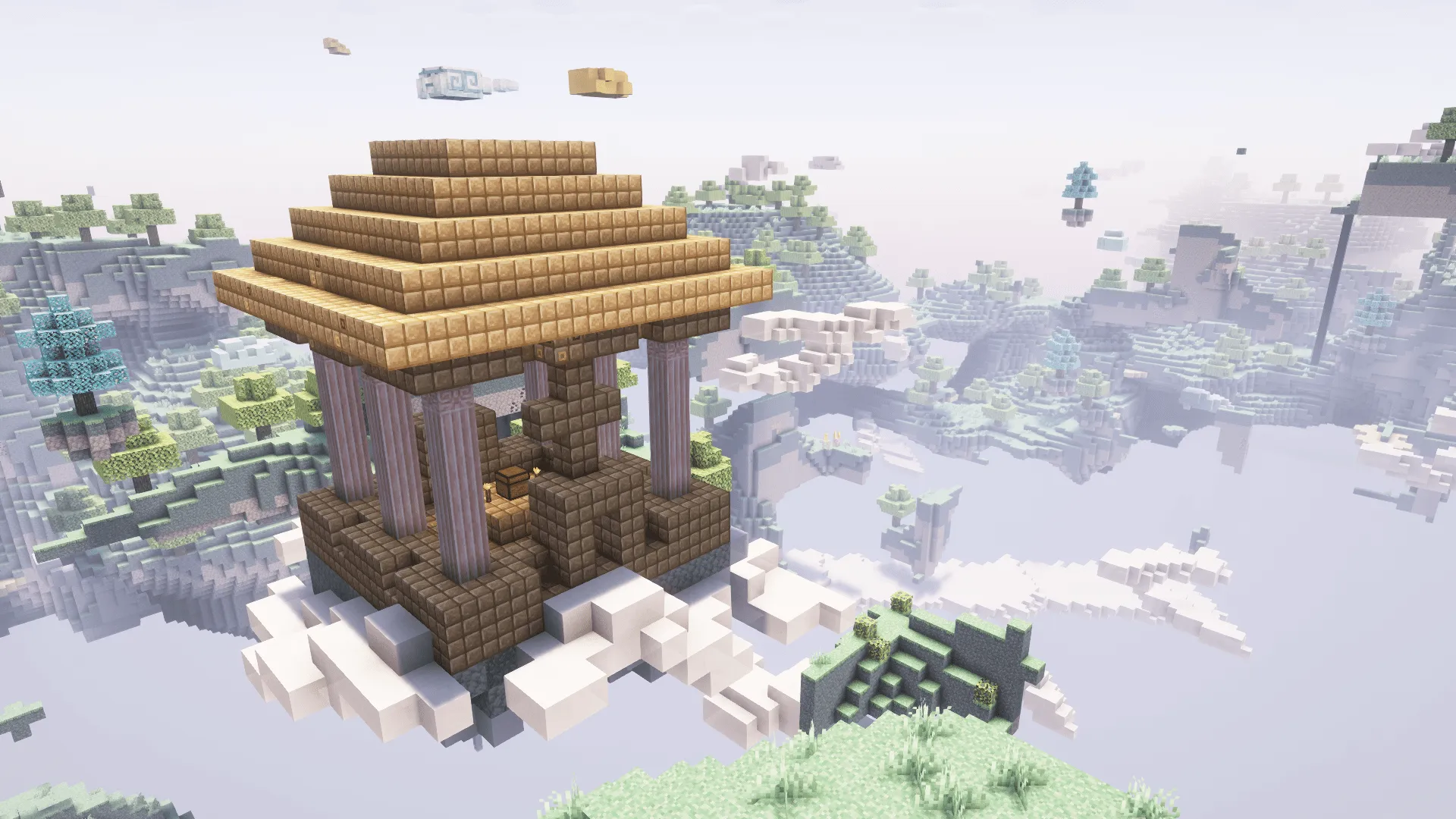 Explore Ruins: The Aether - Dungeons & Structures, Моды, Minecraft