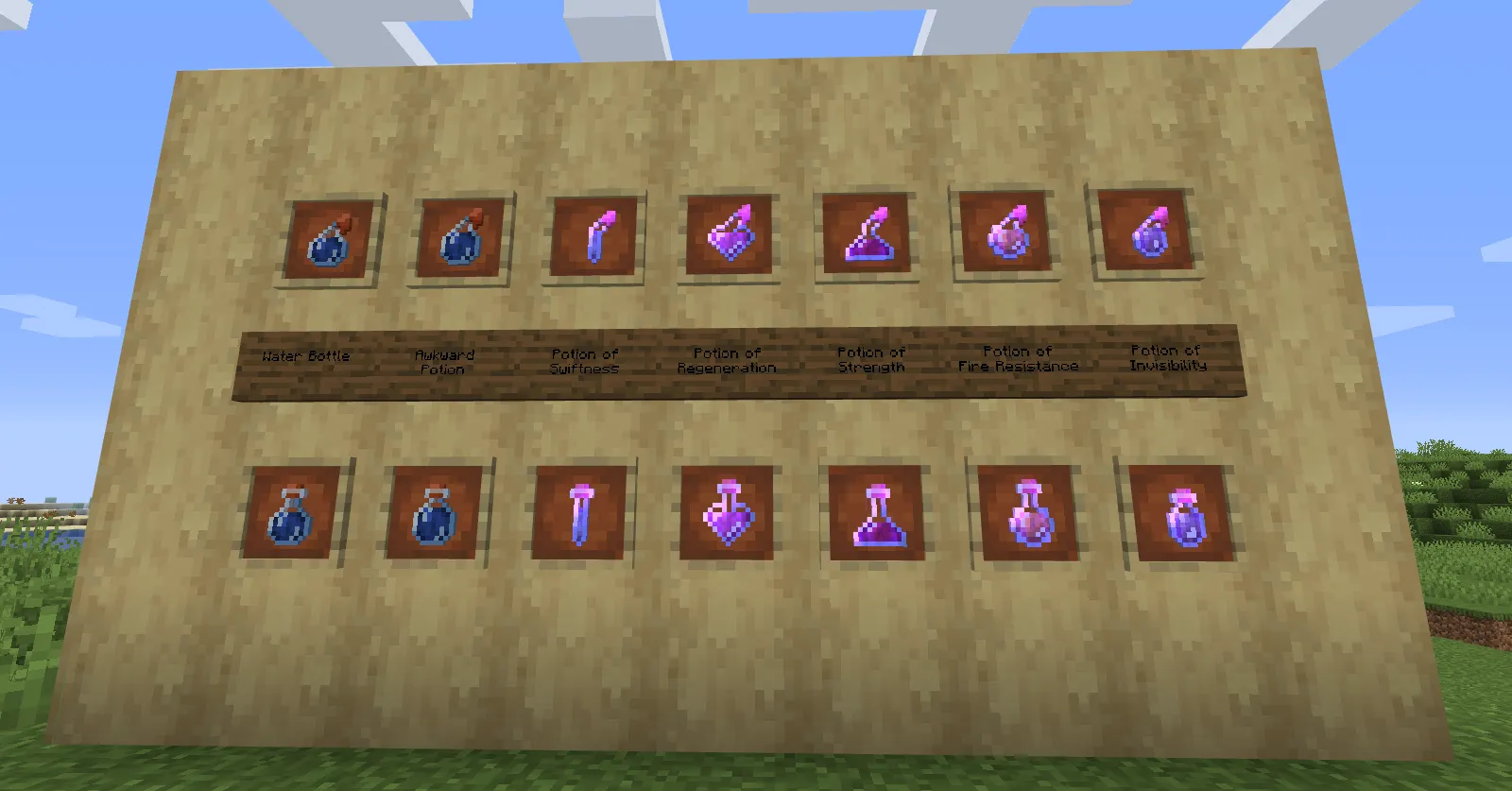 Potion Bottles Plus — скриншот 2 (Текстуры, Minecraft)