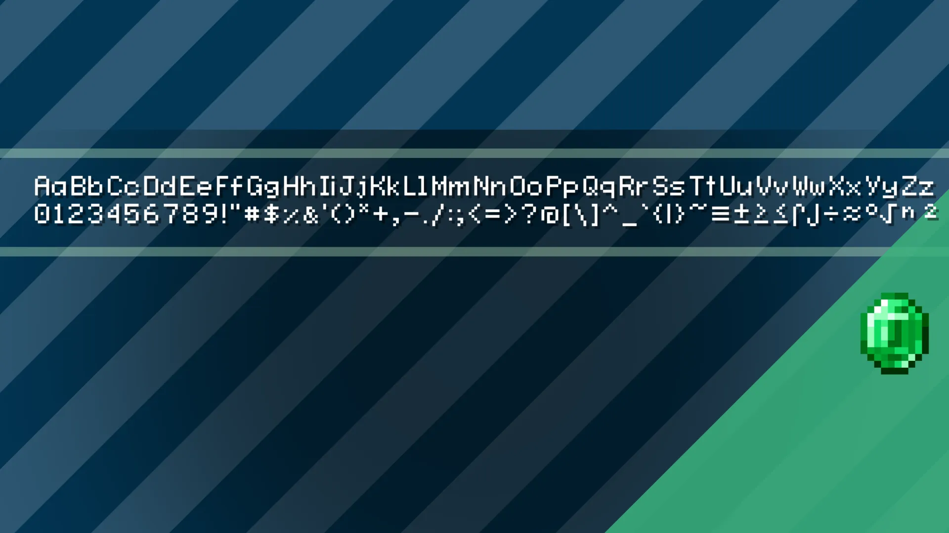 Ginkgo Font — скриншот 5 (Текстуры, Minecraft)