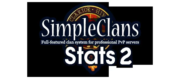 SimpleClansStats — скриншот 1 (Плагины, Minecraft)