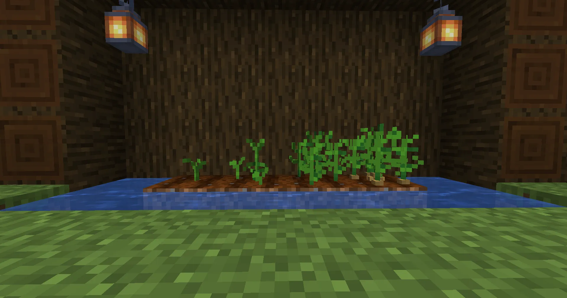 Volumetric crop models, Текстуры, Minecraft