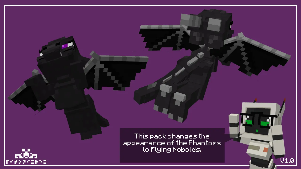 Flying Kobold Girl — скриншот 8 (Текстуры, Minecraft)