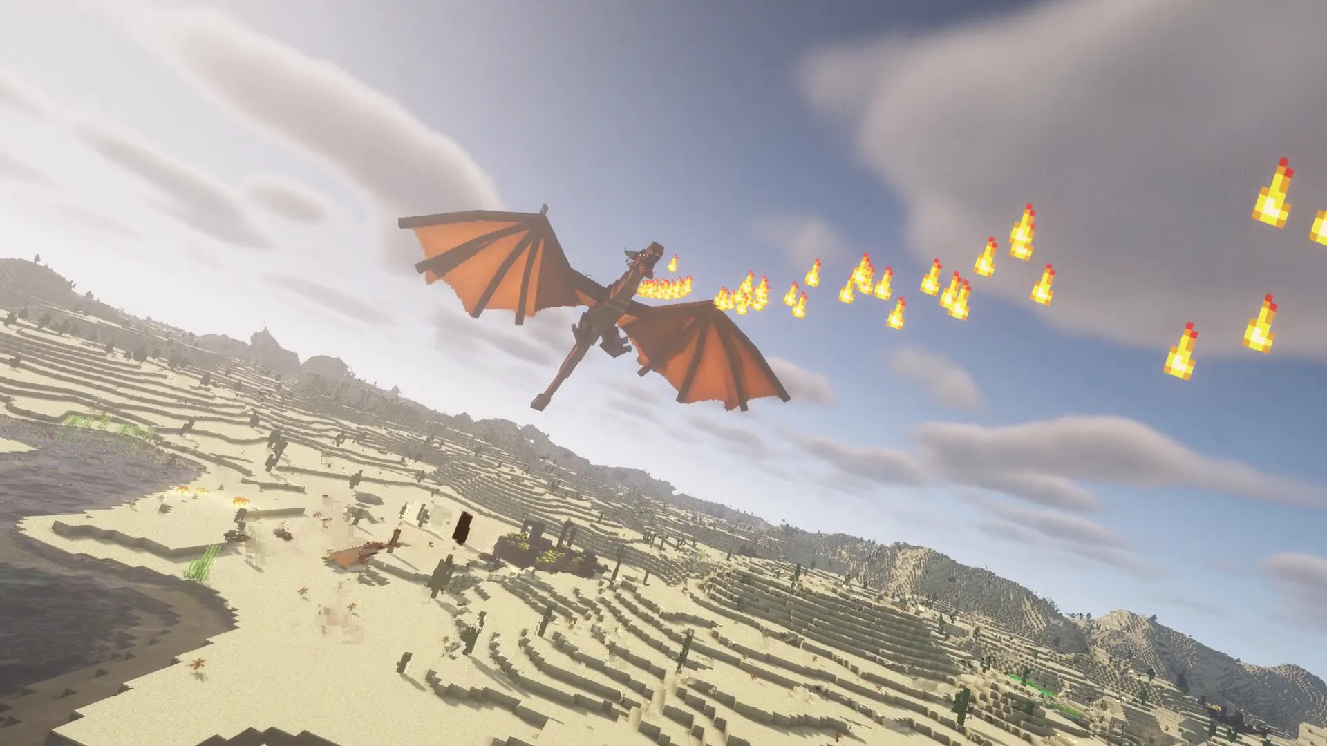 World of Dragons by ShadowMech (100 Days Challenge) — скриншот 1 (Модпаки, Minecraft)
