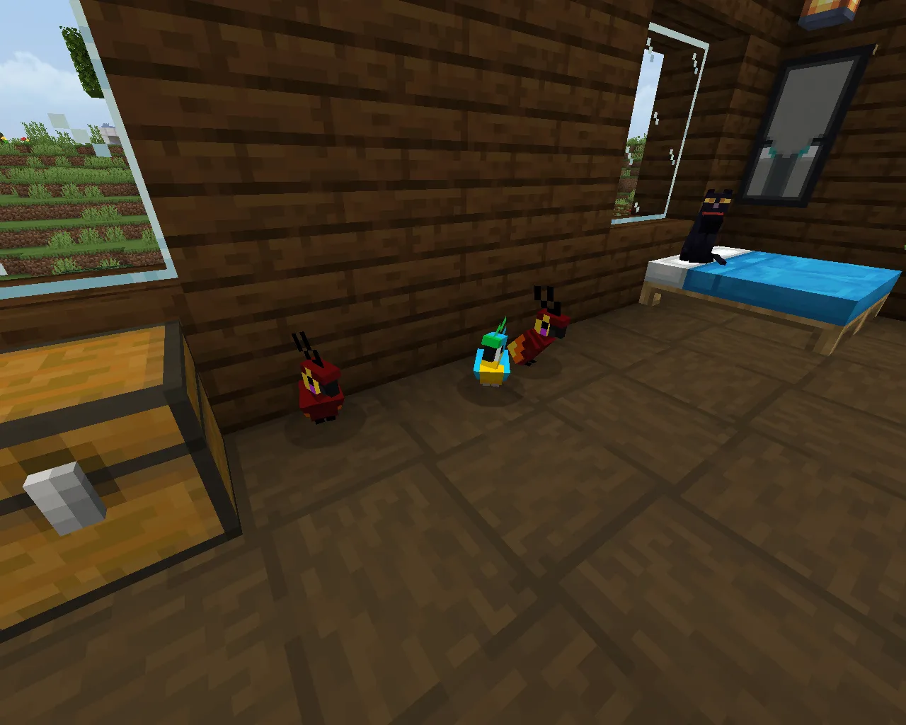 Nether Parrots, Текстуры, Minecraft