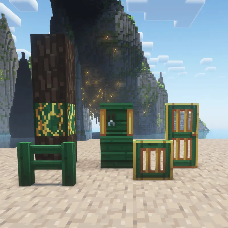 Whimscape x Oh The Biomes We've Gone — скриншот 2 (Текстуры, Minecraft)