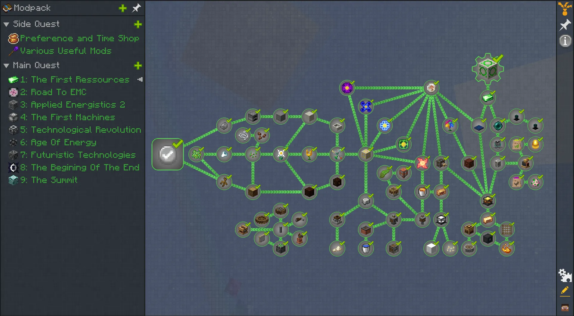 Technological Ascent, Модпаки, Minecraft