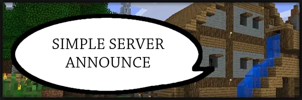 SimpleServerAnnounce, Плагины, Minecraft