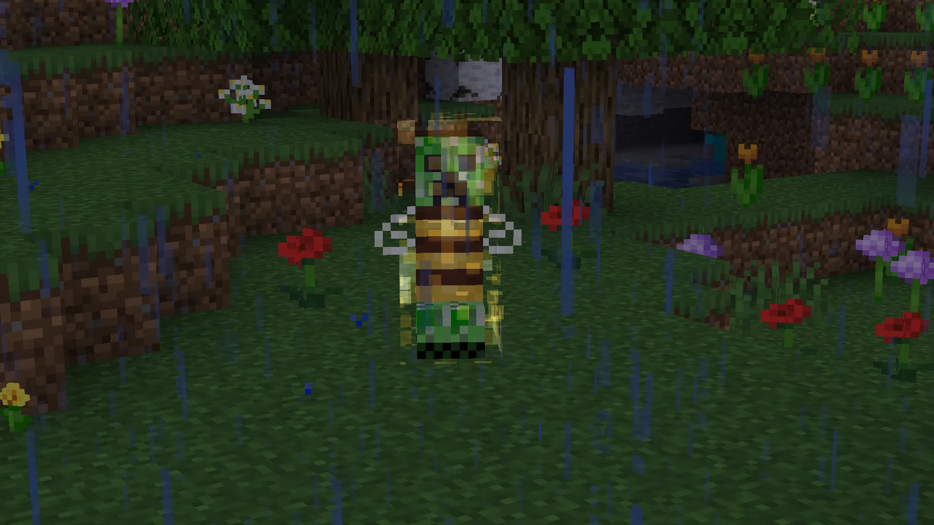 Bee Creeper Pollinated — скриншот 3 (Текстуры, Minecraft)