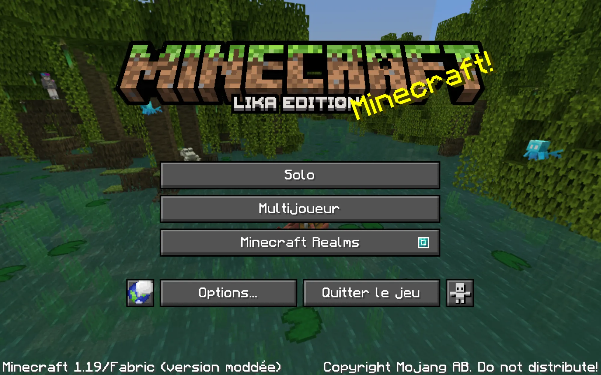 Grass Title gui — скриншот 1 (Текстуры, Minecraft)
