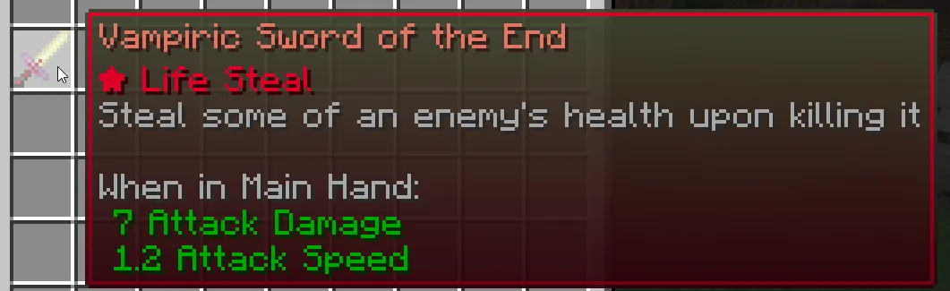 Sword in the Stone, Моды, Minecraft