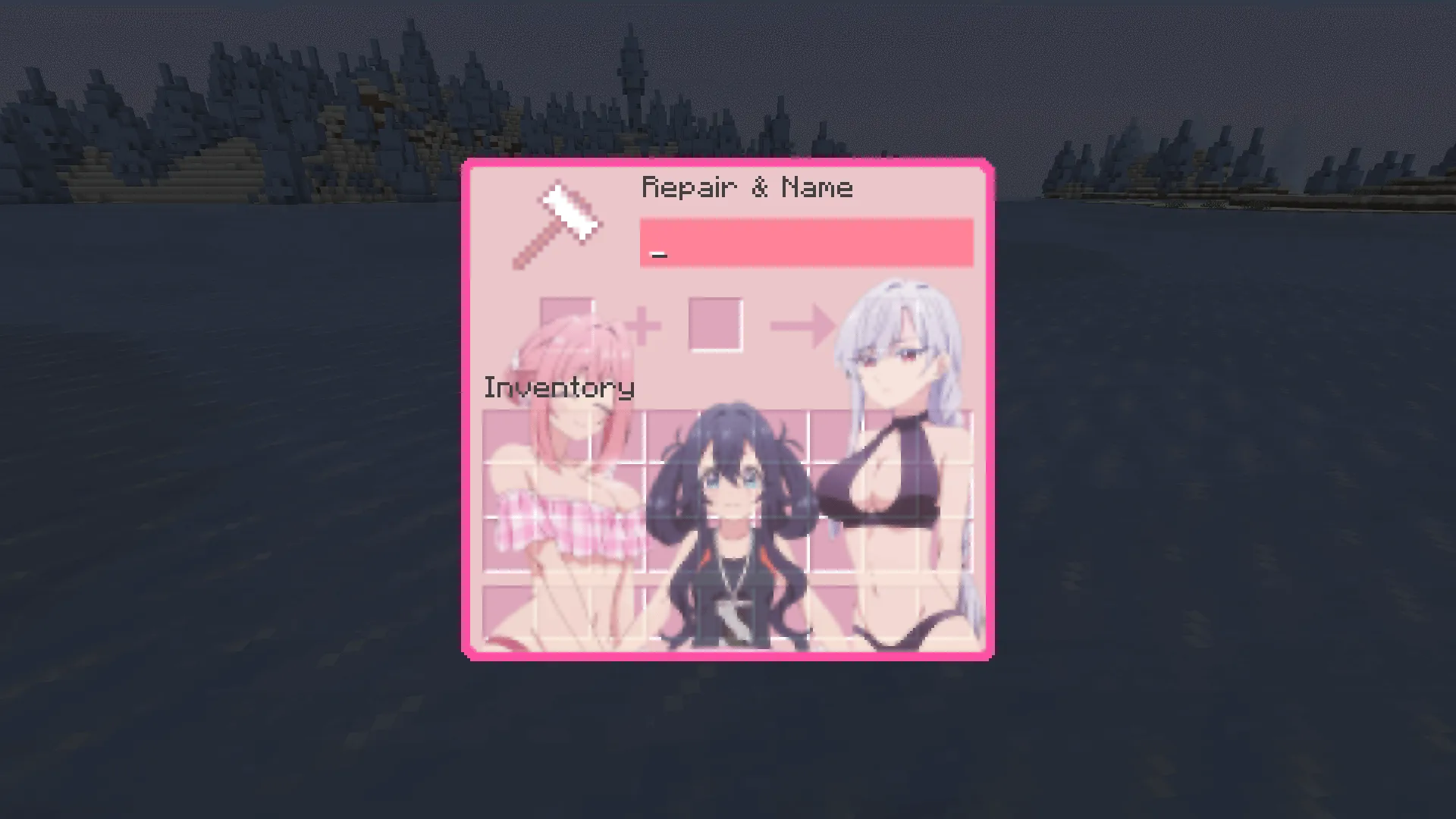 The 100 Girlfriends Who Really, Really, Really Love You GUI Pack, Текстуры, Minecraft