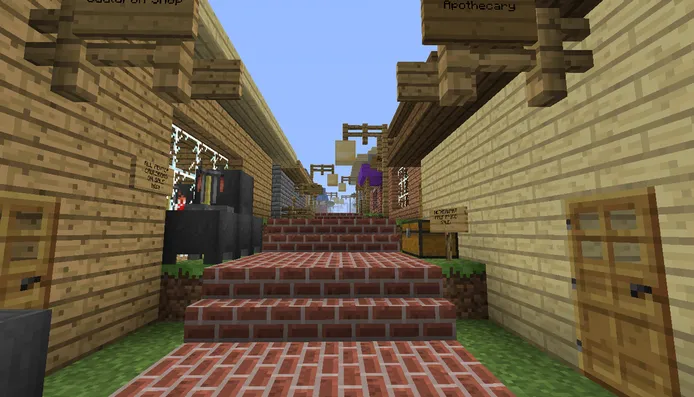 The World of Harry Potter, Карты, Minecraft