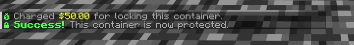LockedChest — скриншот 2 (Плагины, Minecraft)