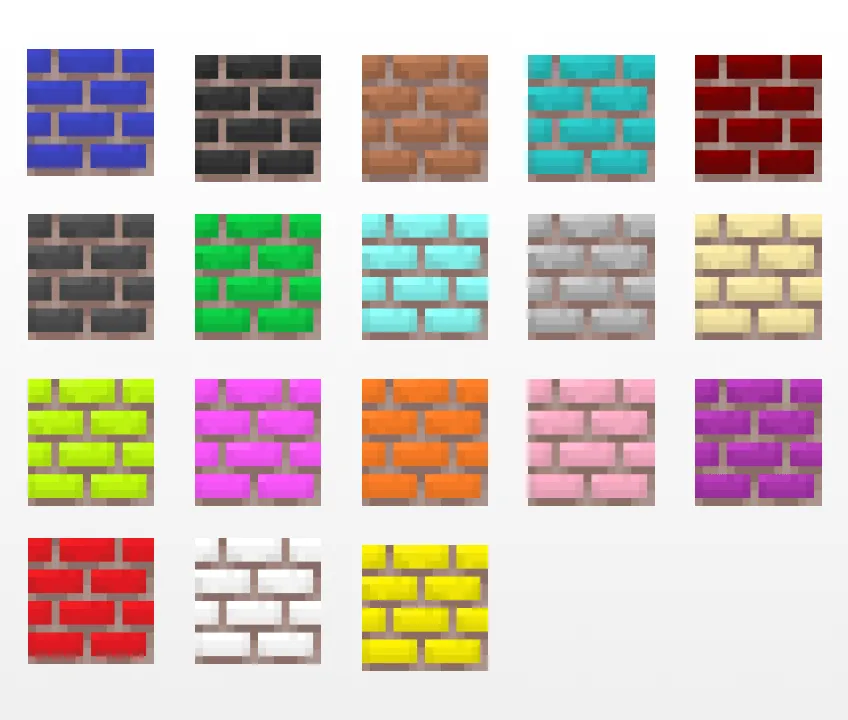 Colored Bricks, Моды, Minecraft
