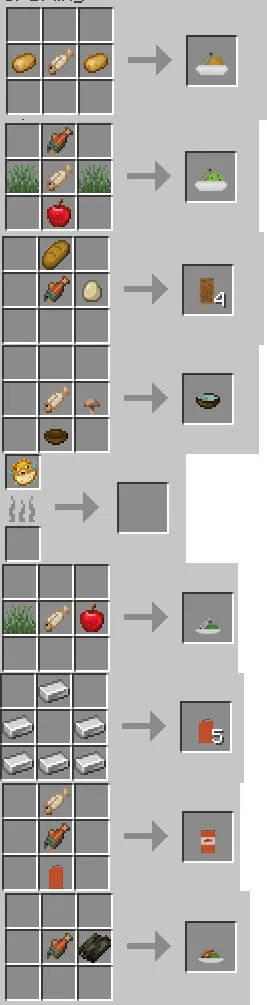 Fish Recipes, Моды, Minecraft