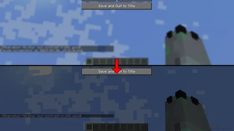 Darker Pause Background, Текстуры, Minecraft