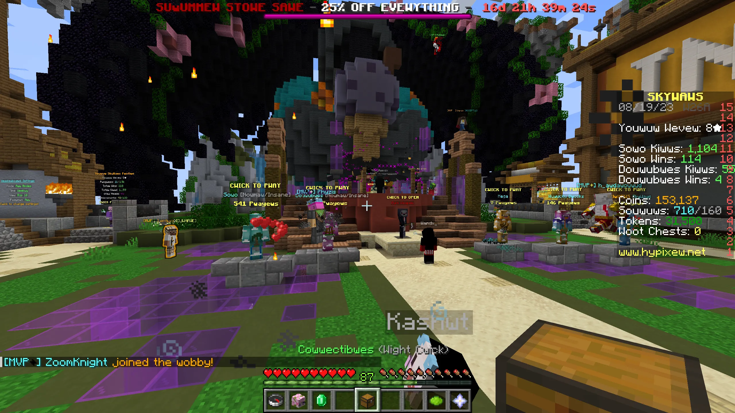 UwUfied, Моды, Minecraft