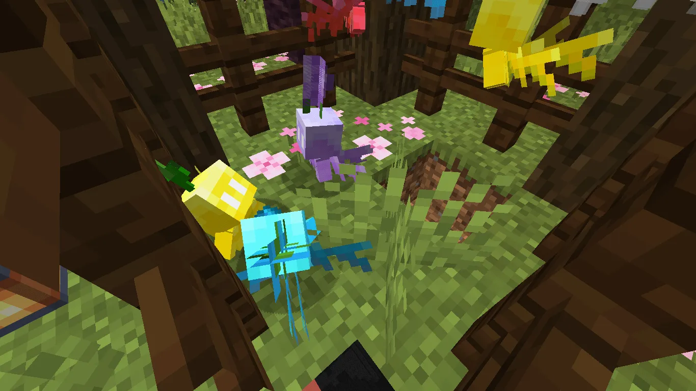 Flowery allay, Текстуры, Minecraft