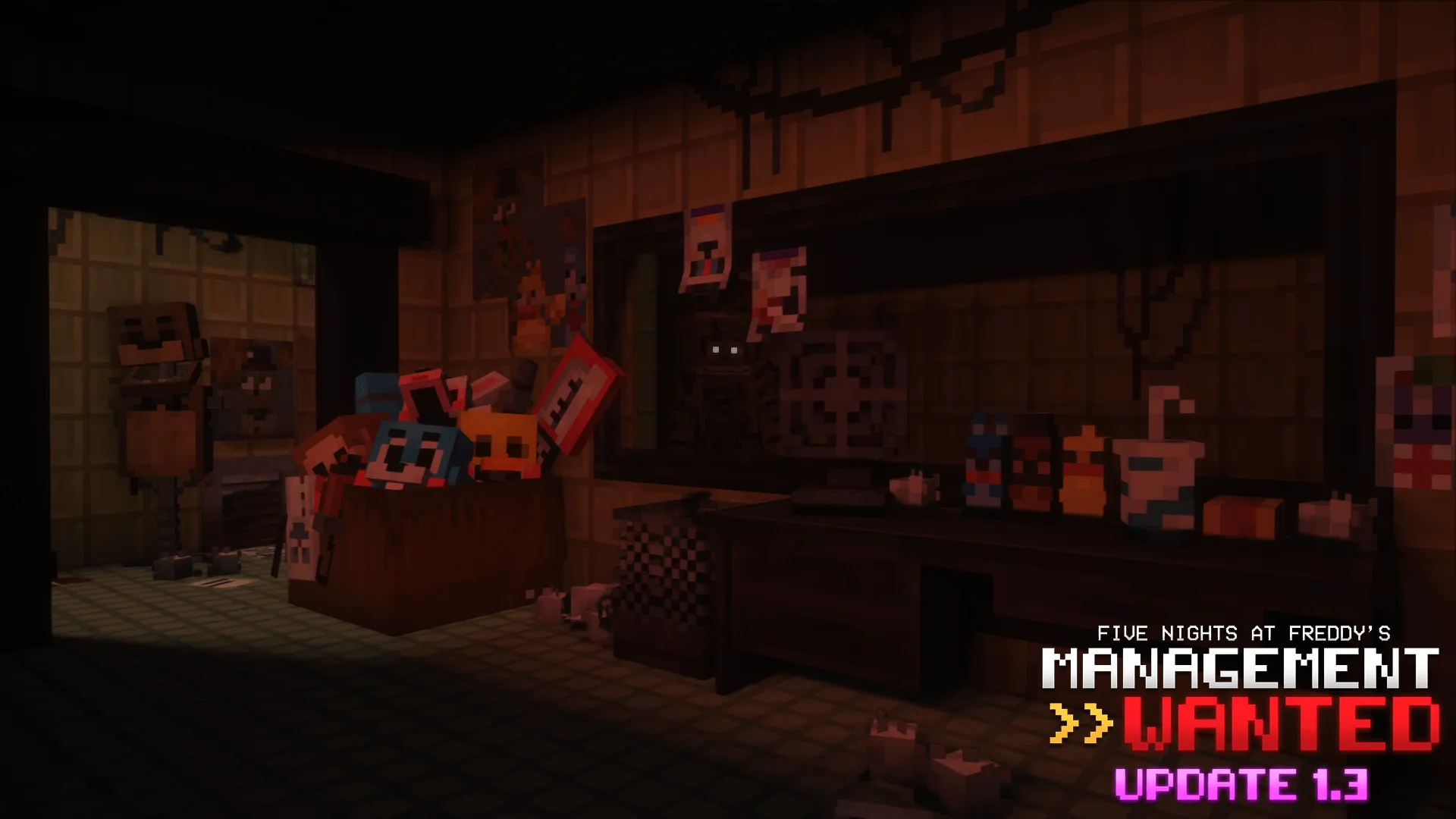 Five Nights at Freddy's: Management Wanted | FNAF MW, Моды, Minecraft