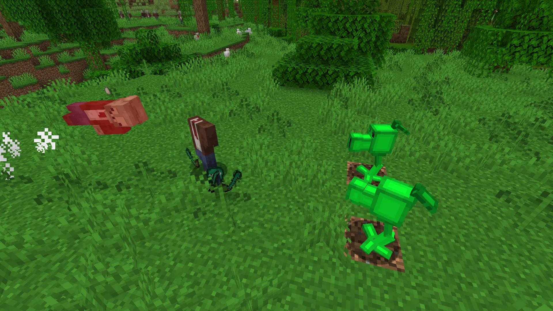 Plants combat — скриншот 1 (Моды, Minecraft)