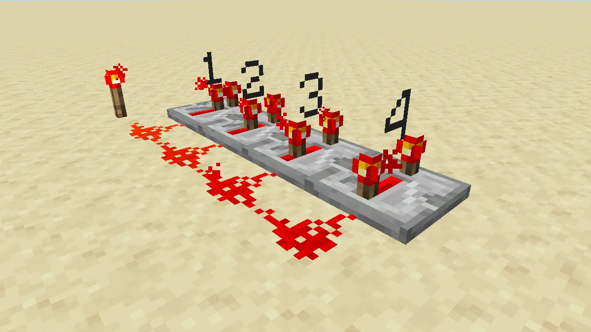 Numbered Repeater, Текстуры, Minecraft