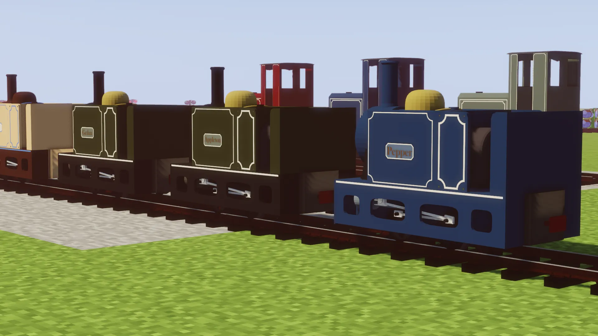 Bowmaker Fox's Narrow Gauge, Текстуры, Minecraft
