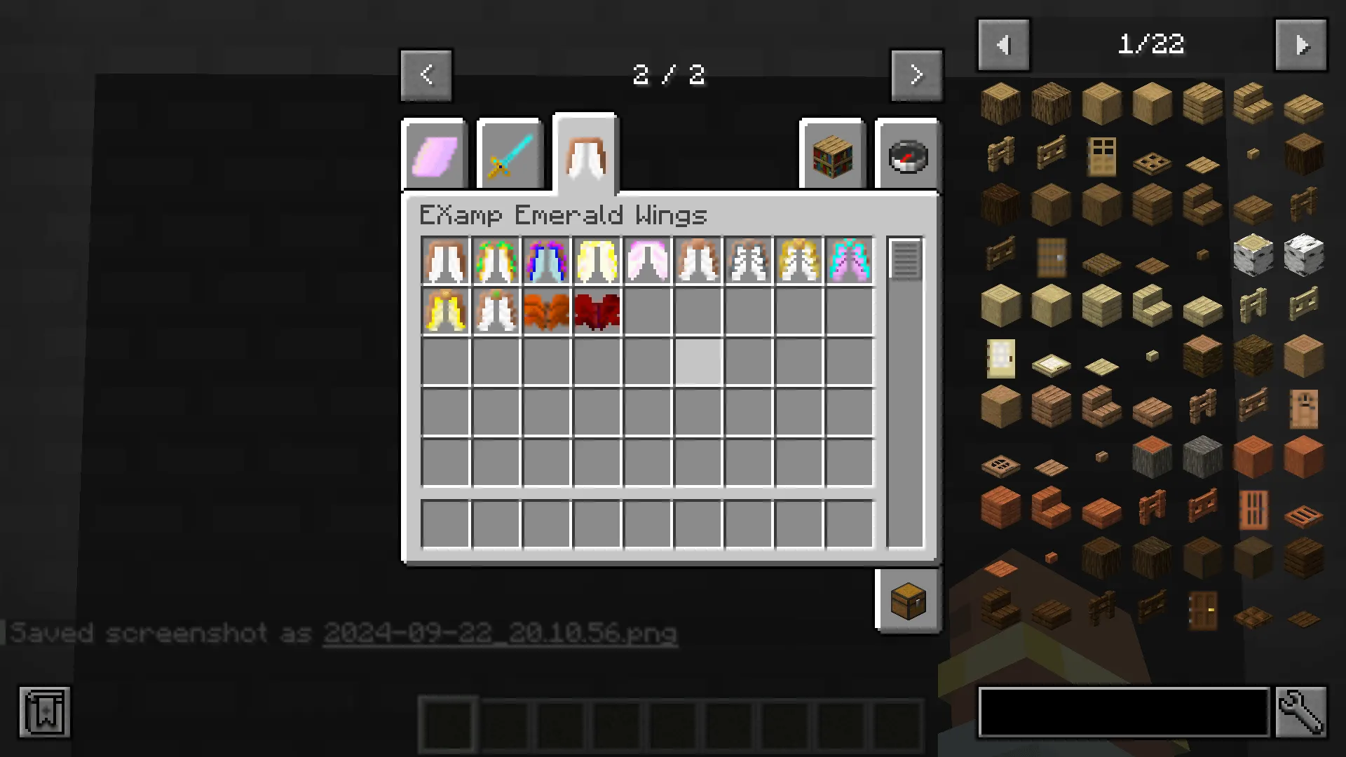 EXamp Emerald, Моды, Minecraft