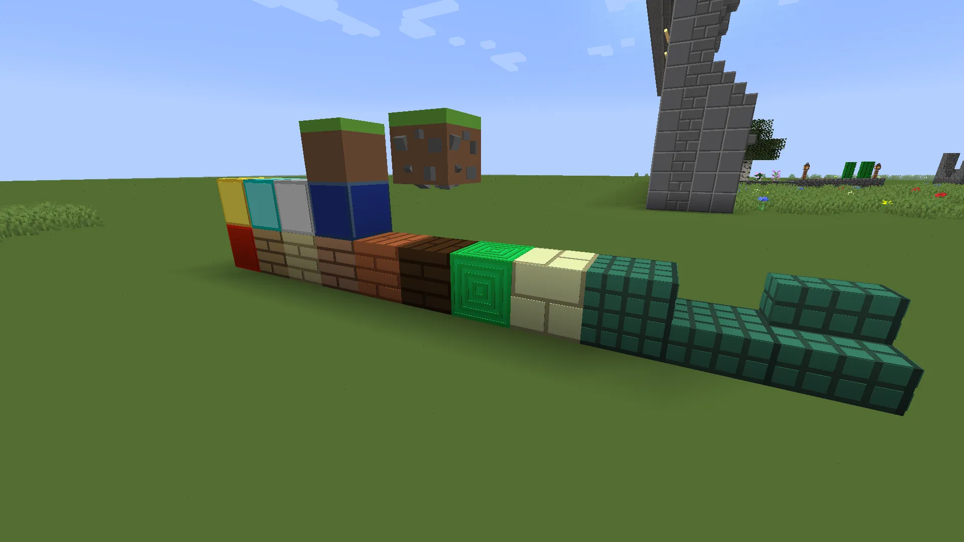 Simplecraft x128 3D, Текстуры, Minecraft