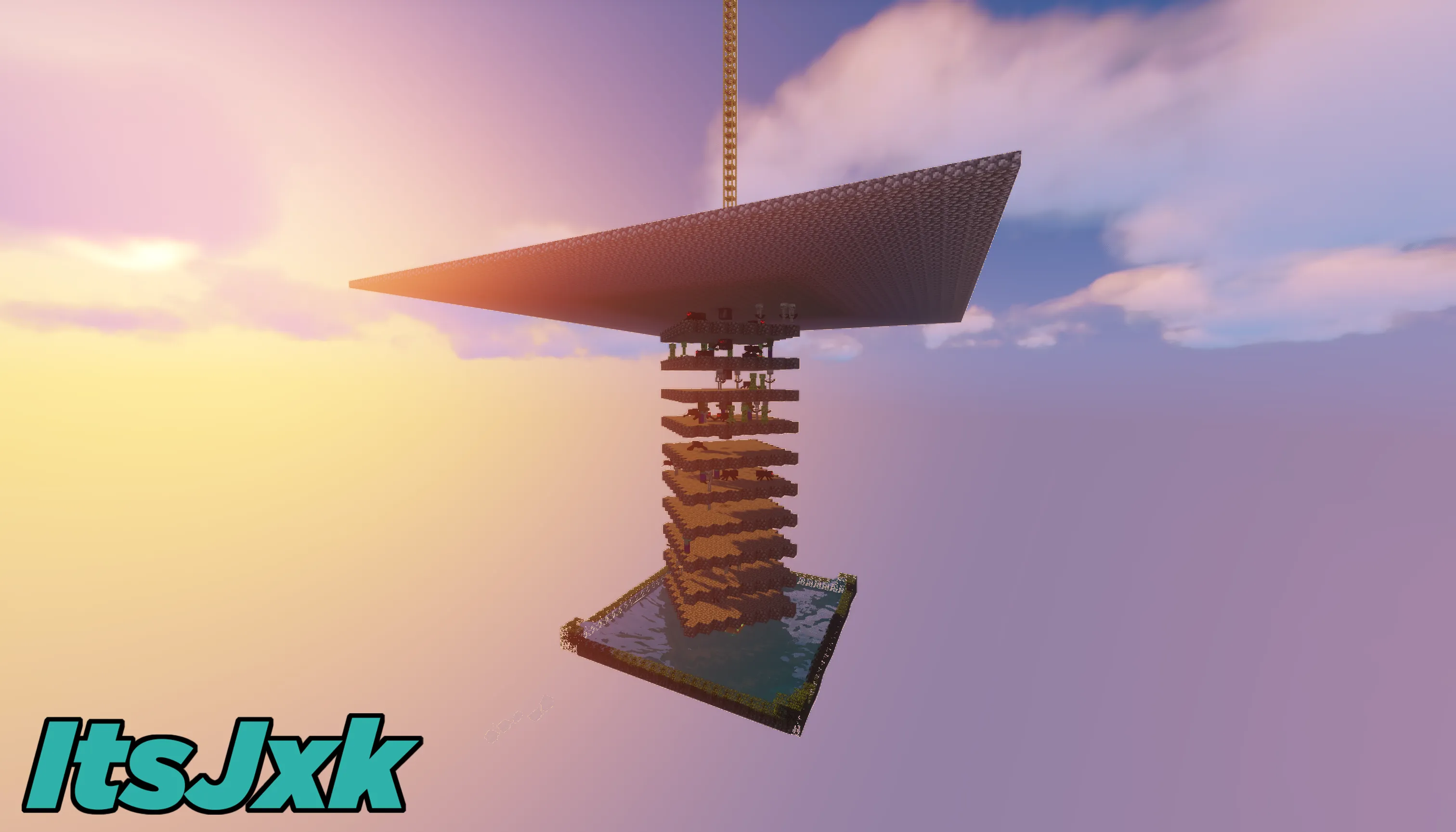 BEST Fully Automatic AFK Mob Farm + Schematic Download (ALL VERSIONS), Карты, Minecraft