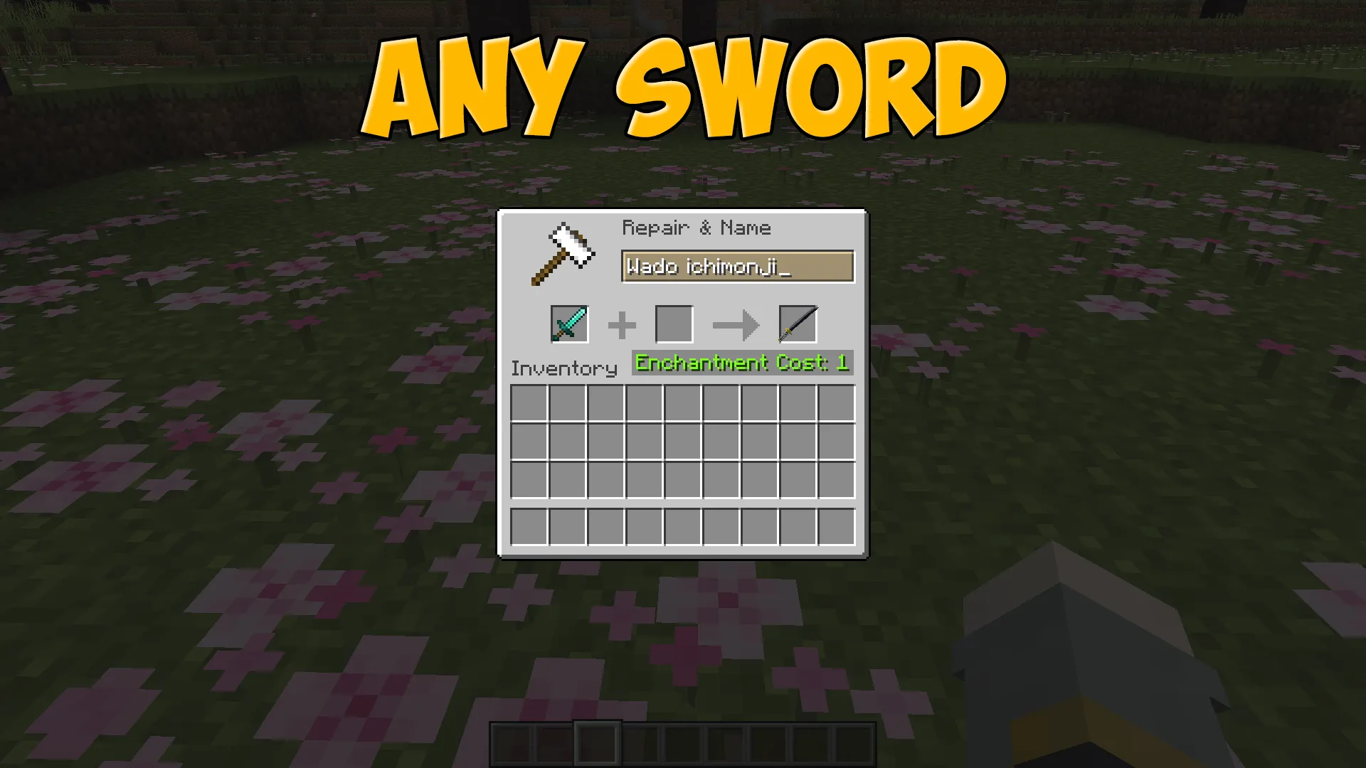 Wado ichimonji from anime One piece — скриншот 2 (Текстуры, Minecraft)