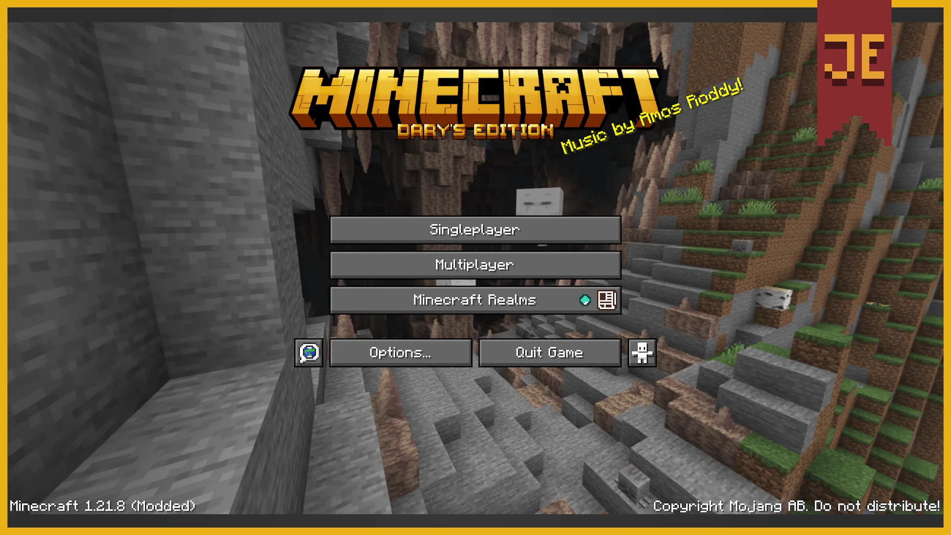Dary's Dark GUI — скриншот 1 (Текстуры, Minecraft)