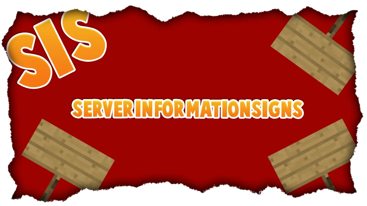 ServerInformationSings — скриншот 3 (Плагины, Minecraft)