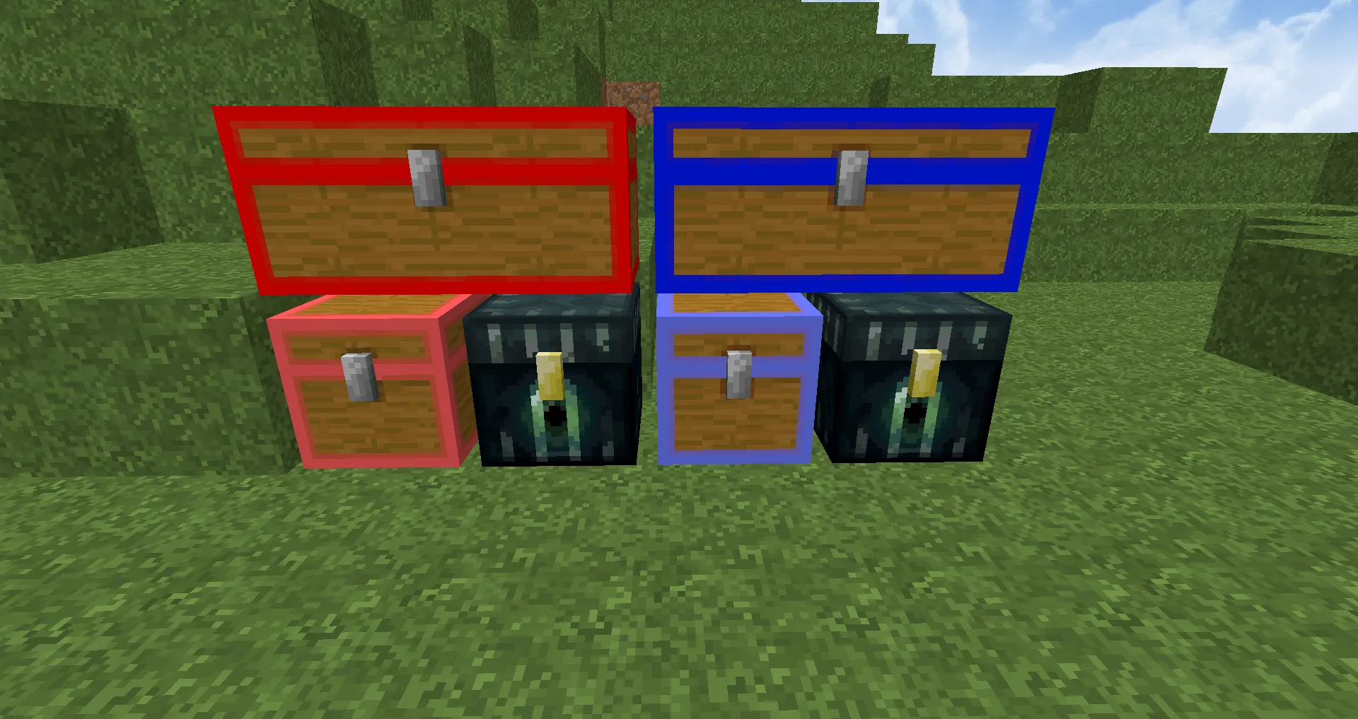 Color chest, Текстуры, Minecraft