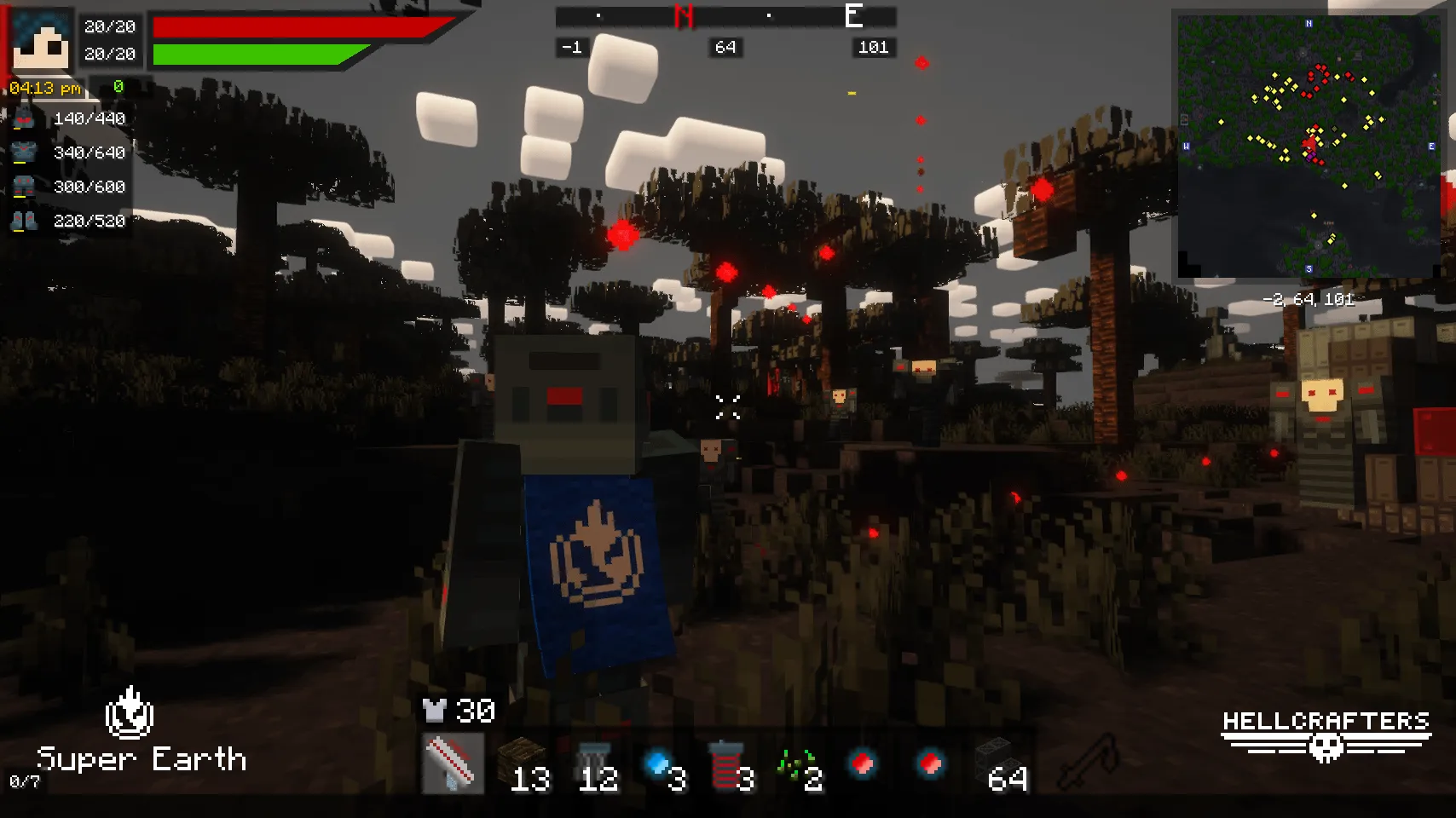 Hellcrafters, Моды, Minecraft